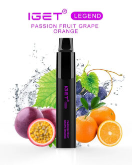 IGET LEGEND PASSIONFRUIT GRAPE ORANGE – 4000 PUFFS