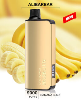 ALIBARBAR INGOT – BANANA BUZZ – 9000 PUFFS