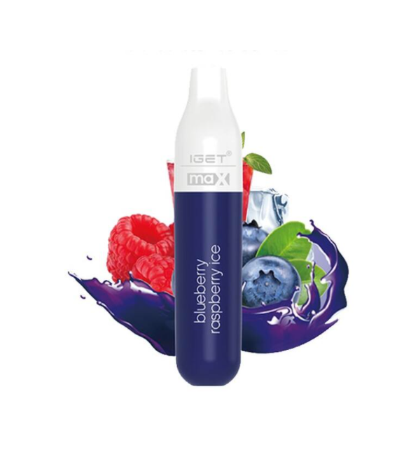 IGET MAX BLUEBERRY RASPBERRY ICE – 2300 PUFFS