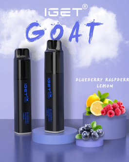 IGET GOAT BLUEBERRY RASPBERRY LEMON – 5000 PUFFS