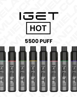 IGET HOT – 5500 PUFFS – 10 PACK