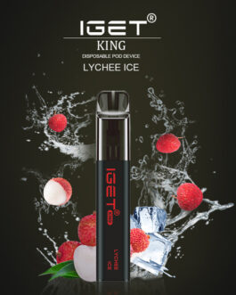 IGET KING LYCHEE ICE – 2600 PUFFS