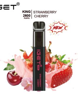 IGET KING STRAWBERRY CHERRY – 2600 PUFFS