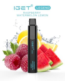 IGET LEGEND RASPBERRY WATERMELON LEMON – 4000 PUFFS