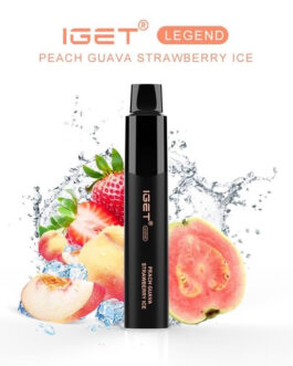 IGET LEGEND PEACH GUAVA STRAWBERRY ICE – 4000 PUFFS