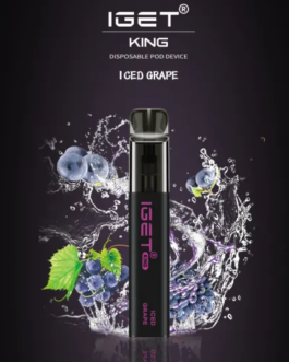 IGET KING ICED GRAPE – 2600 PUFFS