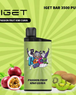 IGET BAR PASSIONFRUIT KIWI GUAVA – 3500 PUFFS