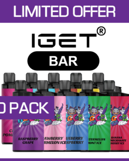 IGET BAR – 3500 PUFFS – 10 PACK