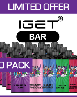 IGET BAR – 3500 PUFFS – 20 PACK