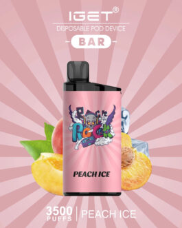 IGET BAR PEACH ICE – 3500 PUFFS