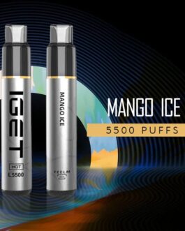 IGET HOT MANGO ICE – 5500 PUFFS