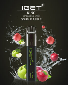 IGET KING DOUBLE APPLE – 2600 PUFFS