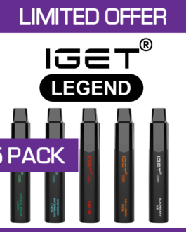 IGET LEGEND – 4000 PUFFS – 5 PACK