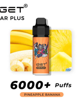 IGET BAR PLUS PINEAPPLE BANANA – 6000 PUFFS