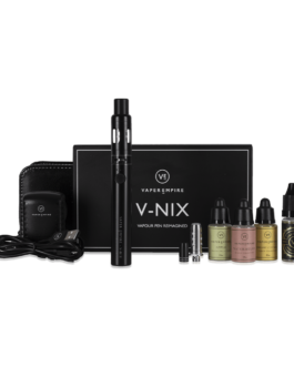 V-NIX Series Deluxe Vape Pen Starter Kit in Black