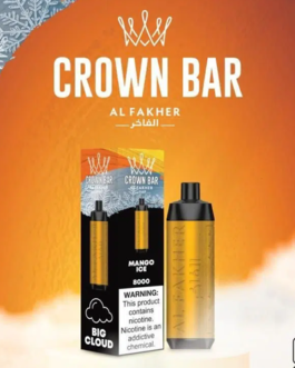 ALFAKHER CROWN BAR- MANGO ICE- 8000 PUFFS